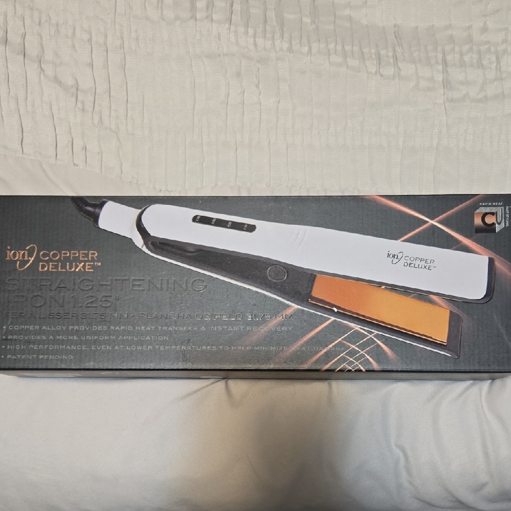 Ion Copper Deluxe Hair Straightener